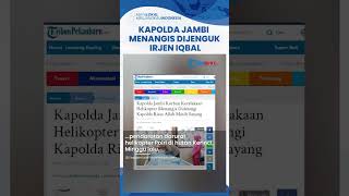 Air Mata Kapolda Tumpah, Terharu Dijenguk Irjen Iqbal: Datang Jauh jauh, Makasih Mas