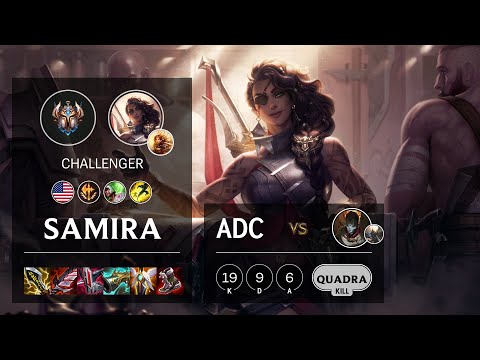 Samira ADC vs Jhin - NA Challenger Patch 11.1