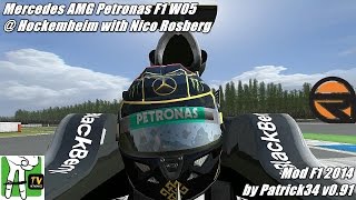 preview picture of video '[rFactor] Mercedes AMG Petronas W05 @ Hockenheimring with Nico Rosberg [HD]'