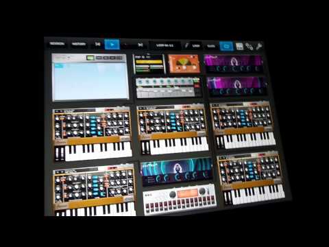 iPad music app (Tabletop app and iMini by Arturia)