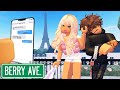 FALLING IN LOVE IN PARIS... *VOICED* ✈️ (EIFFEL FOR YOU EP. 1 | Berry Avenue Romance Roleplay Story)