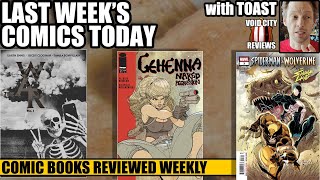 Last Week's Comics Today - Tuesday, August 5th, 2025 - Comic Reviews