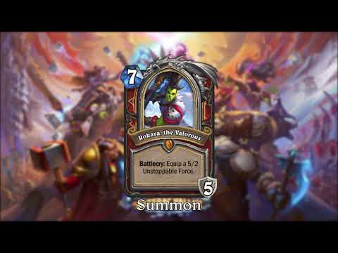 Hearthstone - Rokara, the Valorous Warrior Hero Card Voice Lines