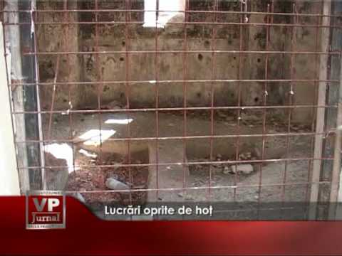 Lucrări oprite de hoţ
