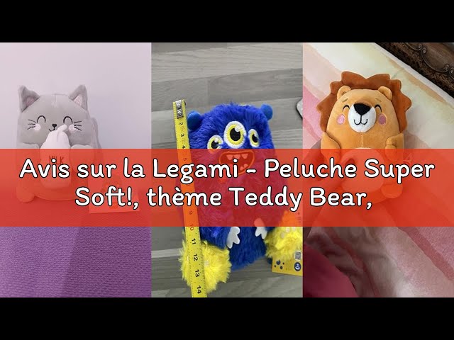 Vídeo relacionado con Legami - Peluche Super Soft!, Tema Bee, Tamaño Mini, con Tarjeta de Identificación Personalizable, se sostiene Solo, 14x15x12 cm