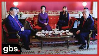 Trump and Melania Hosts Xi Jinping and Peng Liyuan for Tea in White House Red Room | AC13