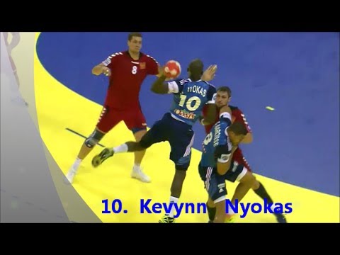 Kevynn Nyokas - France vs Russia - European Handball Championship 2014