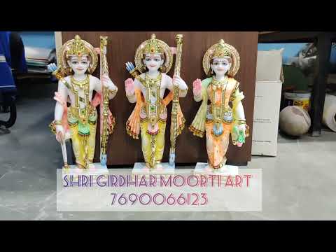 Shri Ram Darbar Marble Statue