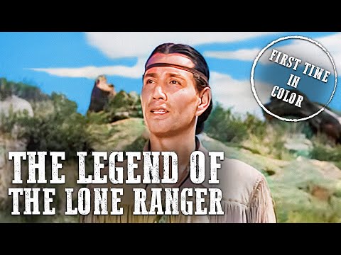 The Legend of the Lone Ranger | COLORIZED | Clayton Moore | Wild West Film