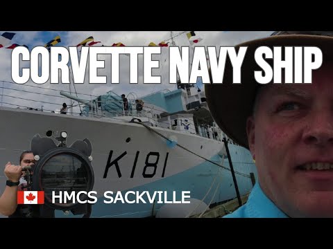 An unexpected tour aboard the HMCS Sackville Corvette Flower Class Naval Ship