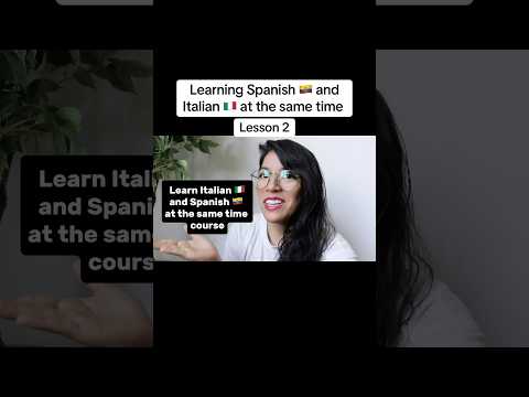 Learning Italian and Spanish at the same time is possible #italiano #spanish #languages