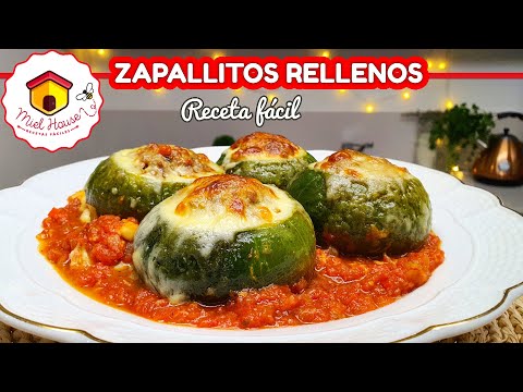 ZAPALLITOS RELLENOS en salsa RIQUISIMOS rápidos y fáciles
