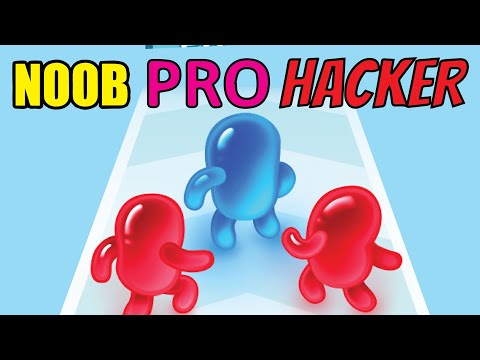 NOOB vs PRO vs HACKER in Join Blob Clash 3D