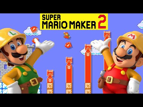 SMB: The Lost Levels: World D Remade in Super Mario Maker 2