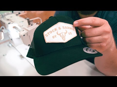 YouTube video about: How to sew a patch on a hat?