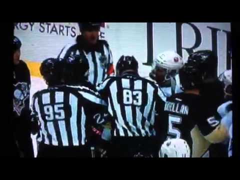Matt Cooke starts a scrum