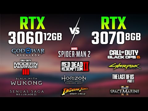 RTX 3060 vs RTX 3070 in 2025 | Test in 12 Games | 1440p