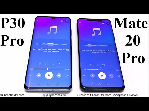 Huawei P30 Pro vs Huawei Mate 20 Pro - SPEAKER TEST