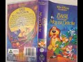 Original VHS Opening And Closing To Basil The Great Mouse Detective UK VHS Tape