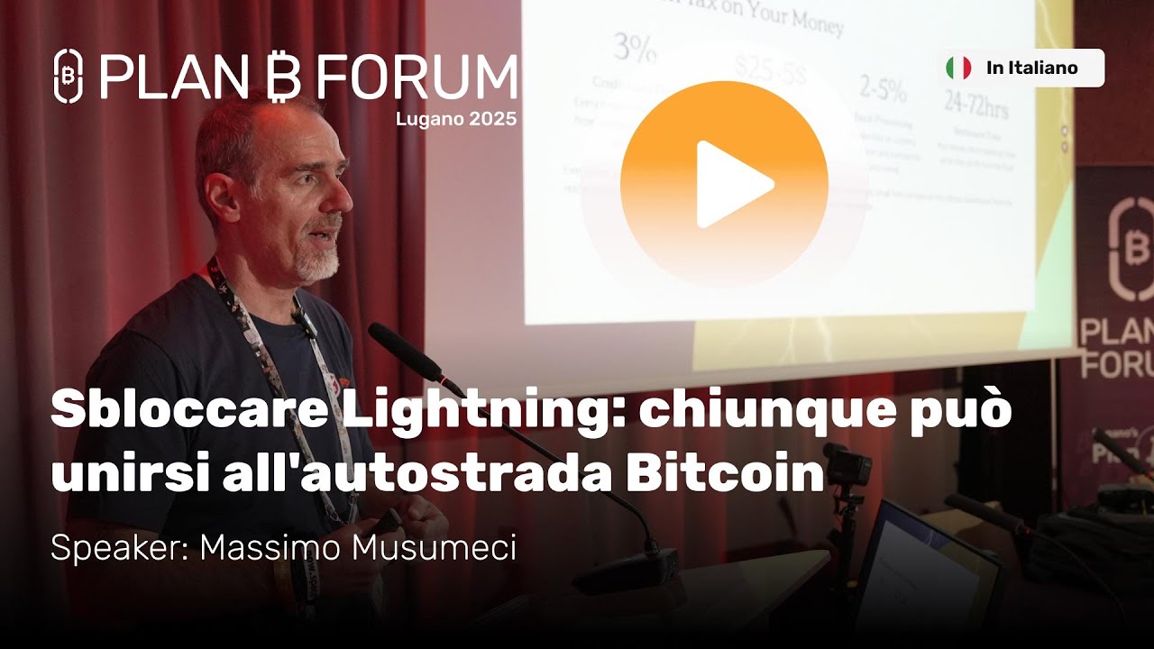 Sbloccare Lightning: Chiunque Può Unirsi all'Autostrada Bitcoin | Plan ₿ Forum