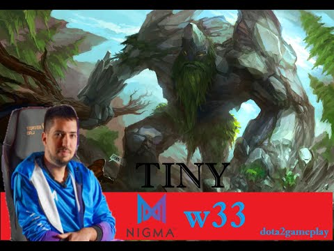 NIGMA.w33 - TINY - Midlane [DOTA 2 GAMEPLAY]