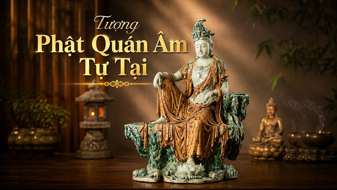 Tượng Quán Âm Tự Tại