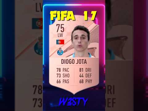 DIOGO JOTA FIFA EVOLUTION (2016-2023)🔥😂 #fifa #football #shorts #viral #fifa23