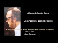 BRENDEL, J.S.Bach Nun Komm'der Heiden Heiland, BWV659