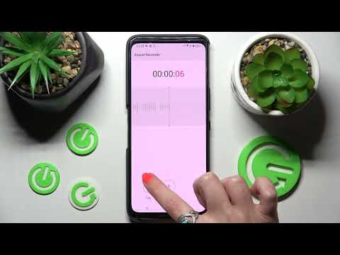 How to Record Sounds in Asus ROG Phone 6 - Sound Recorder app