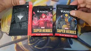 MTG: Magic the Gathering Marvel Super Heroes Play booster opening ! The Mind Stone! Enjoy !