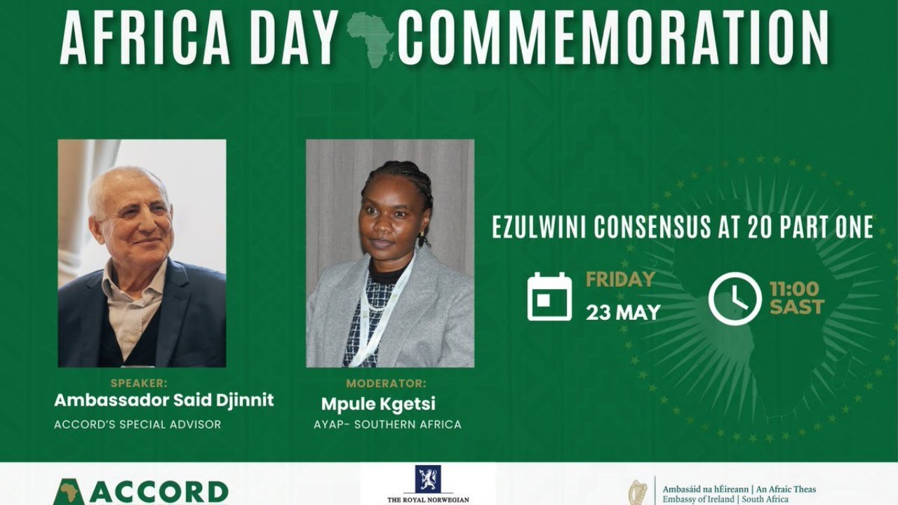 20 year anniversary of the Ezulwini Consensus with Ambassador Said Djinnit