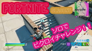 【小5ゲーム実況】フォートナイトシーズン5！ソロでビクロイチャレンジ！