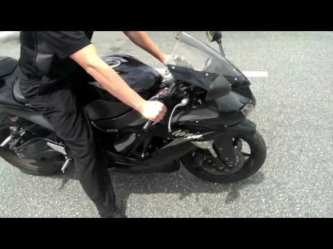 2007 Kawasaki Ninja zx6r 600cc Black Motorcycle