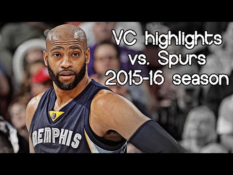 Vince Carter 7 pts & 4 reb @ Spurs (NBA RS 2015/2016) - 21.11.2015