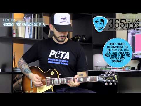 Lick 152/365 - Groovy Pop Harmonies in A | 365 Guitar Licks Project
