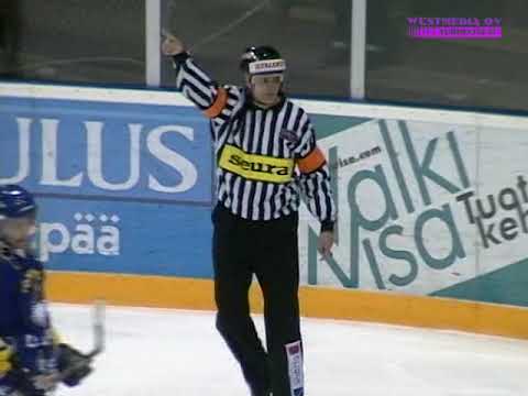 SM Liigaa 2001- 2002.  Lukko- SaiPa 14. 12. 2001. Westmedia Oy. Rauma. 2023
