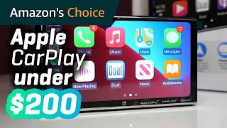 DUAL Electronics DMCPA79BT Review Amazon's Choice Apple CarPlay and Android Auto