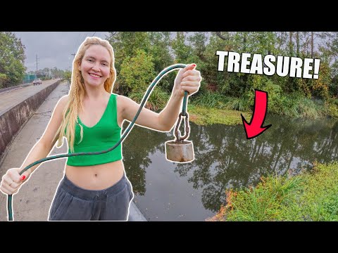 Magnet Fishing A Loaded Canal -  Treasure Found Magnet Fishing