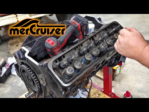 Cylinder Heads and Rear Main Seal -- '95 Crownline 5.7 Mercruiser Rebuild Part 10
