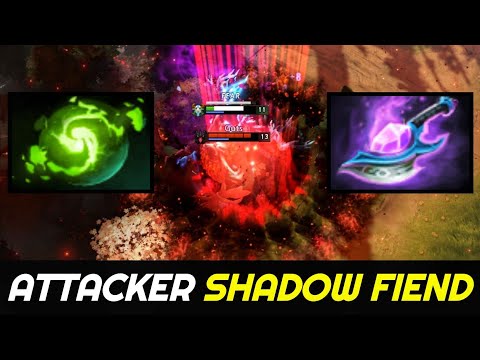 ATTACKER Mid Shadow Fiend with Arcane Blink + Refresher Build
