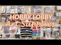 HOBBY LOBBY ART SUPPLIES SHOP WITH ME