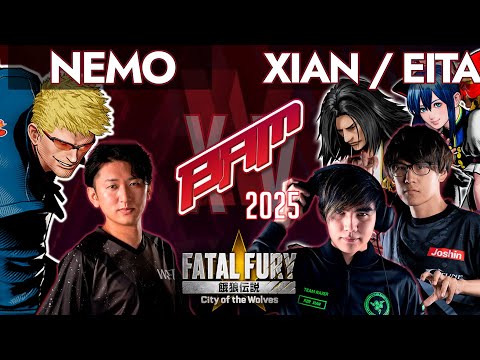 FF COTW ⭐ NEMO vs XIAN / EITA - BAM 2025 Road to TOP8 | Fatal Fury City of the Wolves 饿狼传说 COTW