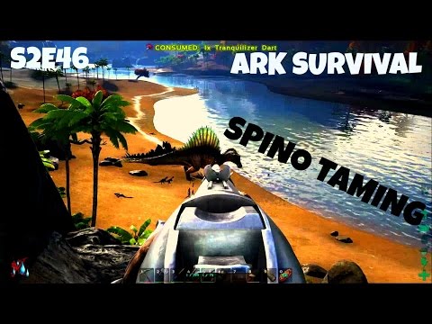 High Level Spinosaurus Taming | SOLO GUIDE | (E46) ARK:Survival Evolved