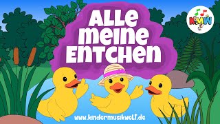 Alle meine Entchen | Kinderlied zum Mitsingen | Kindermusikwelt