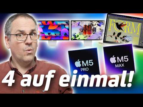 Apple launches 4 products at once – MacBook Air M5, MacBook Pro M5 & new displays