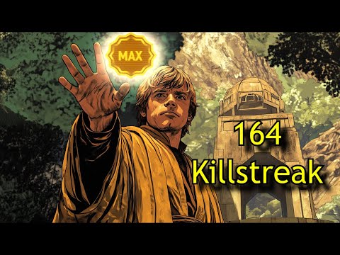 NEXT LEVEL MAX LUKE MOVEMENT (164 KILLSTREAK) | Supremacy | Star Wars Battlefront 2