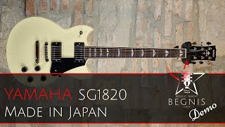 Video thumbnail for DEMO - YAMAHA SG1820 Made in Japan in Suhr Hombre "BrownFace" Head by Begnis Music