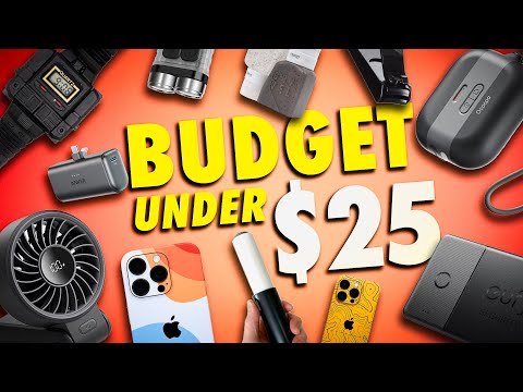12 Budget EDC/Tech Gifts UNDER $25 for Men - Gift Guide 2025