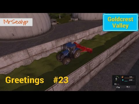 Let's Play Farming Simulator 17 PS4: Goldcrest Valley Greetings, #23