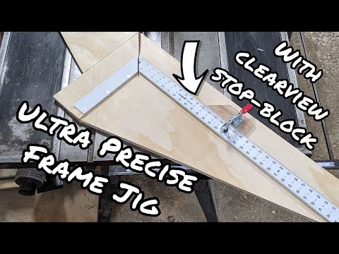 Picture Frame Sled - Make Precision Miter Cuts on the Table Saw